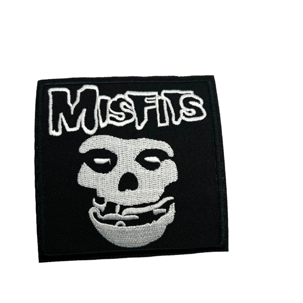 Misfits Music Iron or Sew On Patch Embroidered Rock Band Jean Jacket Vest Biker